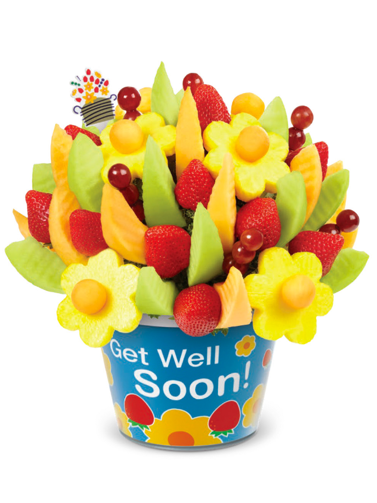 Order Get Well Delicious Fruit Design - Regular food online from Edible Arrangements store, Rancho Cucamonga on bringmethat.com