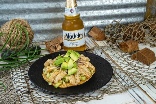 Order Tostada Aguachile Verde food online from Mariscos Choix store, Downey on bringmethat.com