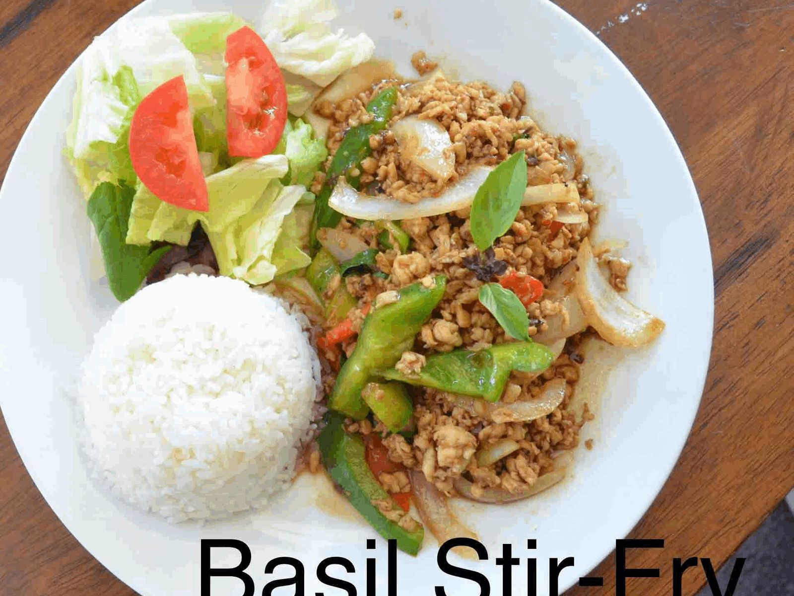 Order Basil Stir-Fry food online from Toomie Thai store, Alameda on bringmethat.com