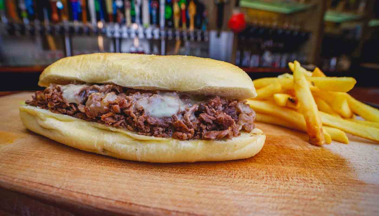 Order Philly Cheesesteak Bar (for 10 ppl) food online from Refuge store, San Mateo on bringmethat.com