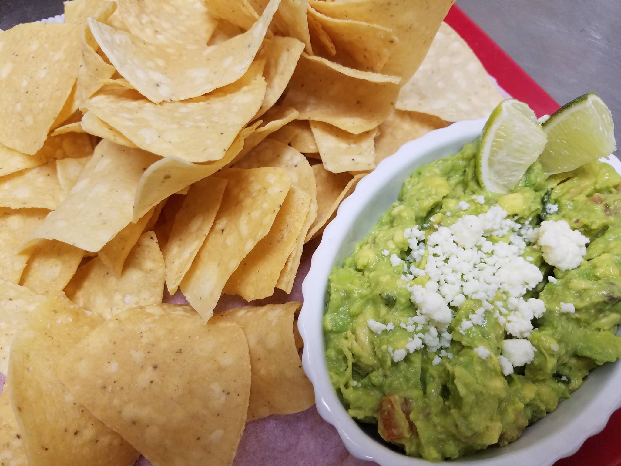 Order Tortilla Chips & Guacamole food online from Spare No Rib store, St. Louis on bringmethat.com