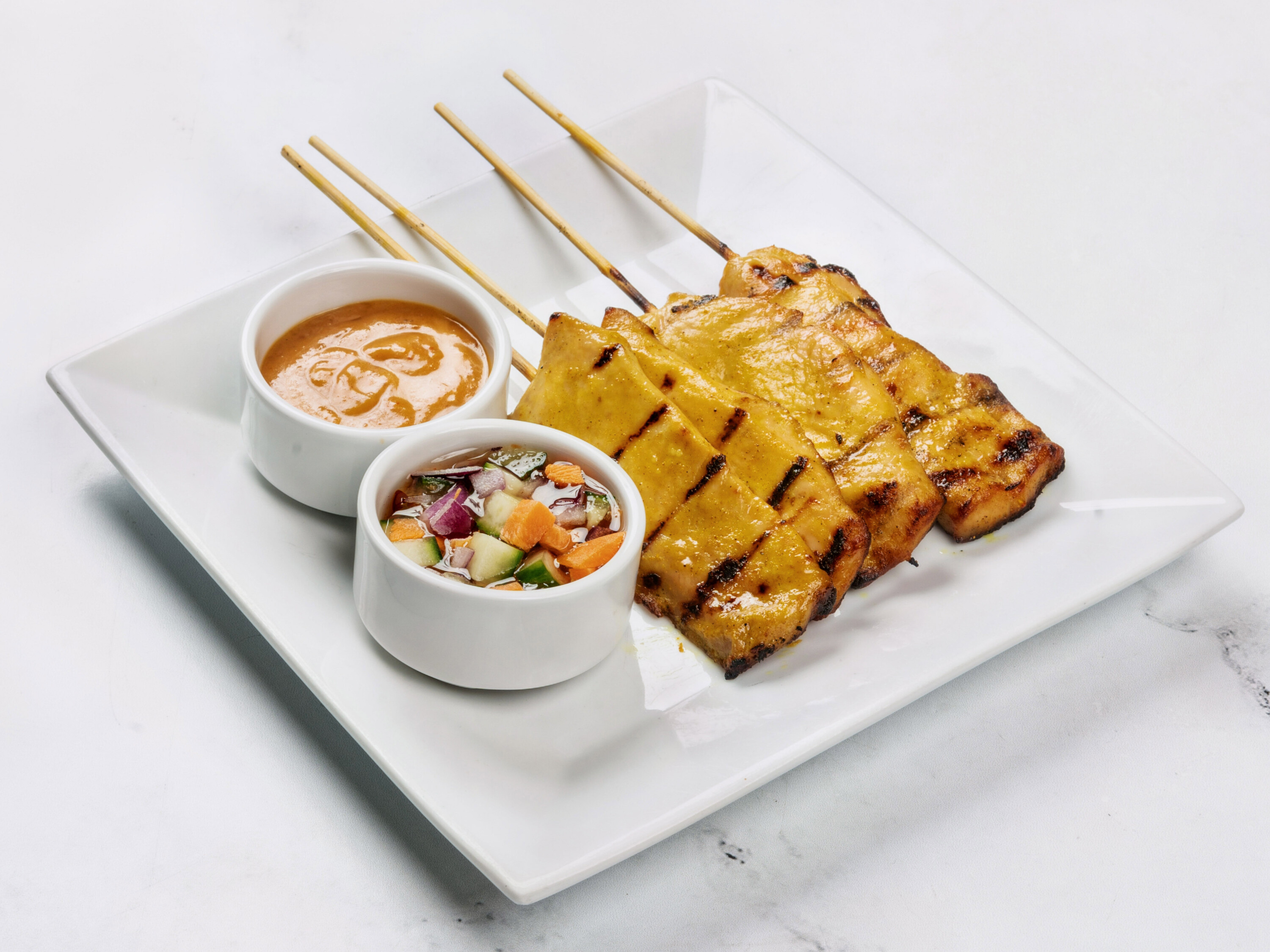 Order Chicken Satay food online from Siam Lotus store, Norwood on bringmethat.com
