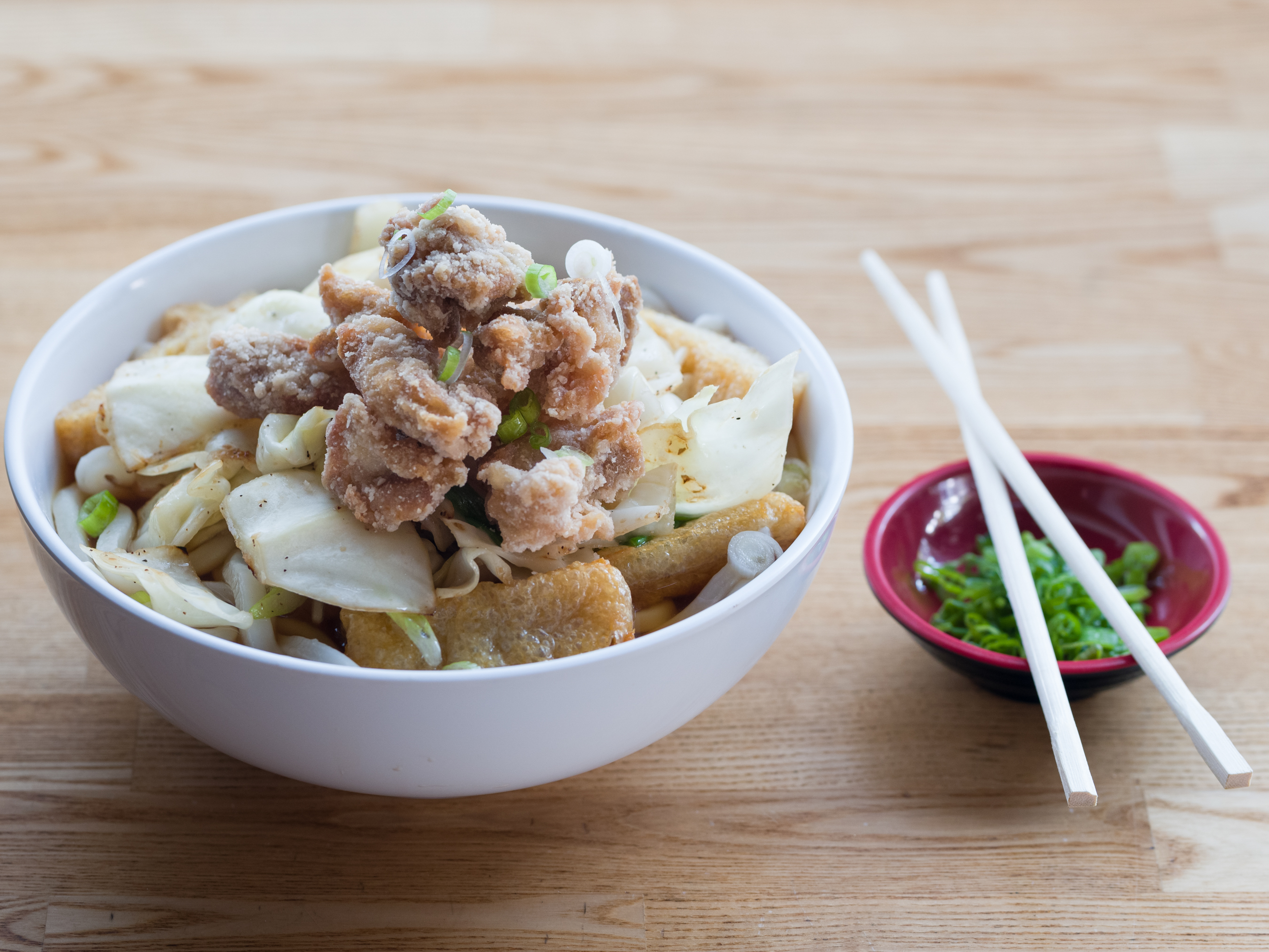 Order Chicken & Cabbage Udon Soup food online from Roll Call store, Los Angeles on bringmethat.com