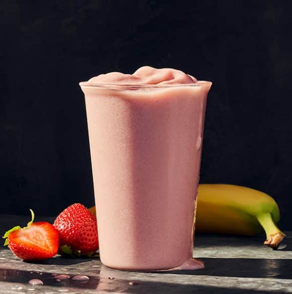 Order Strawberry Banana Smoothie food online from Panera store, Seven Hills on bringmethat.com