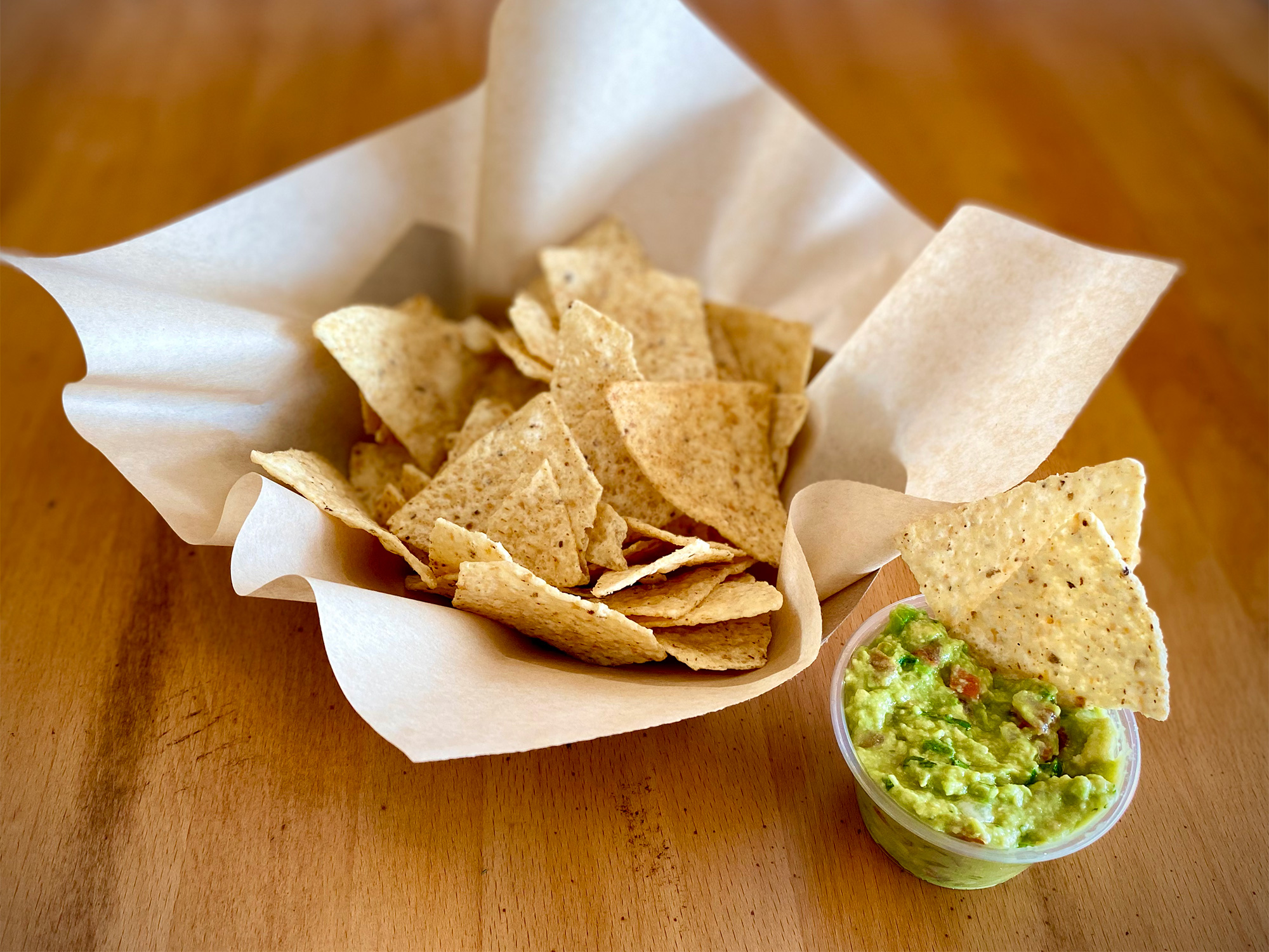 Order Chips & Guacamole food online from The Flame Tacos store, Seabrook on bringmethat.com