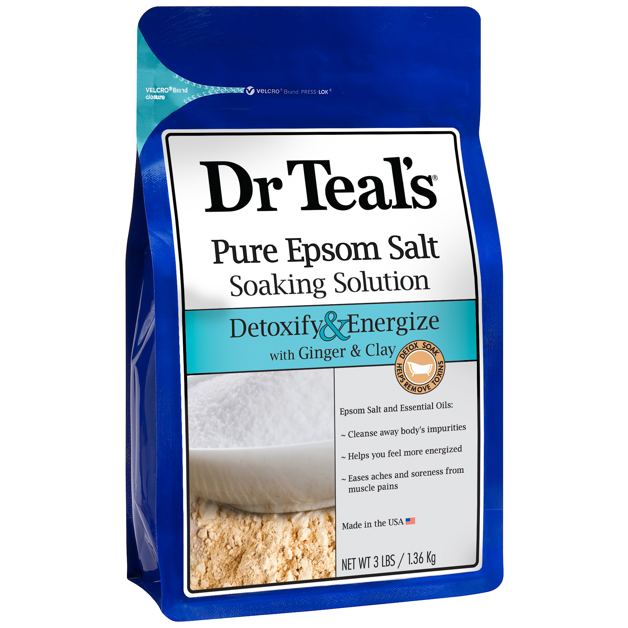 Order Dr Teals Detoxify Epsom Salt Soaking Solution, 3 lbs food online from Rite Aid store, PAULSBORO on bringmethat.com