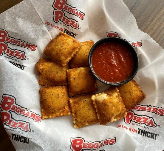 Order Breaded Cheese Ravioli food online from Beggars Pizza store, Maywood on bringmethat.com