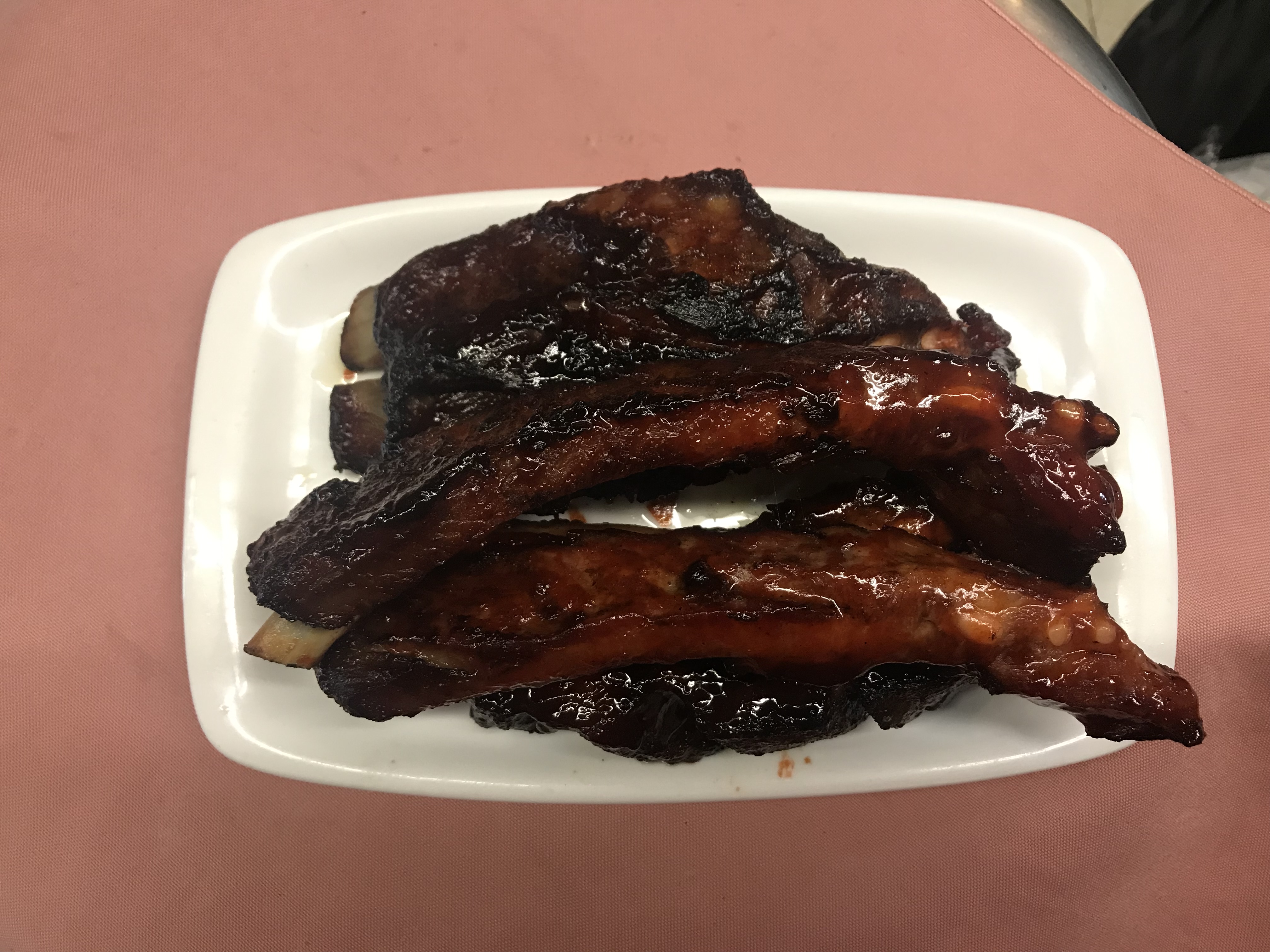 Order A8. BBQ Spare Ribs food online from Wing Wah Restaurant store, Pikesville on bringmethat.com