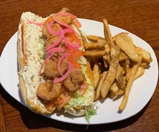 Order Shrimp Po' Boy food online from Carolina Ale House store, Raleigh on bringmethat.com