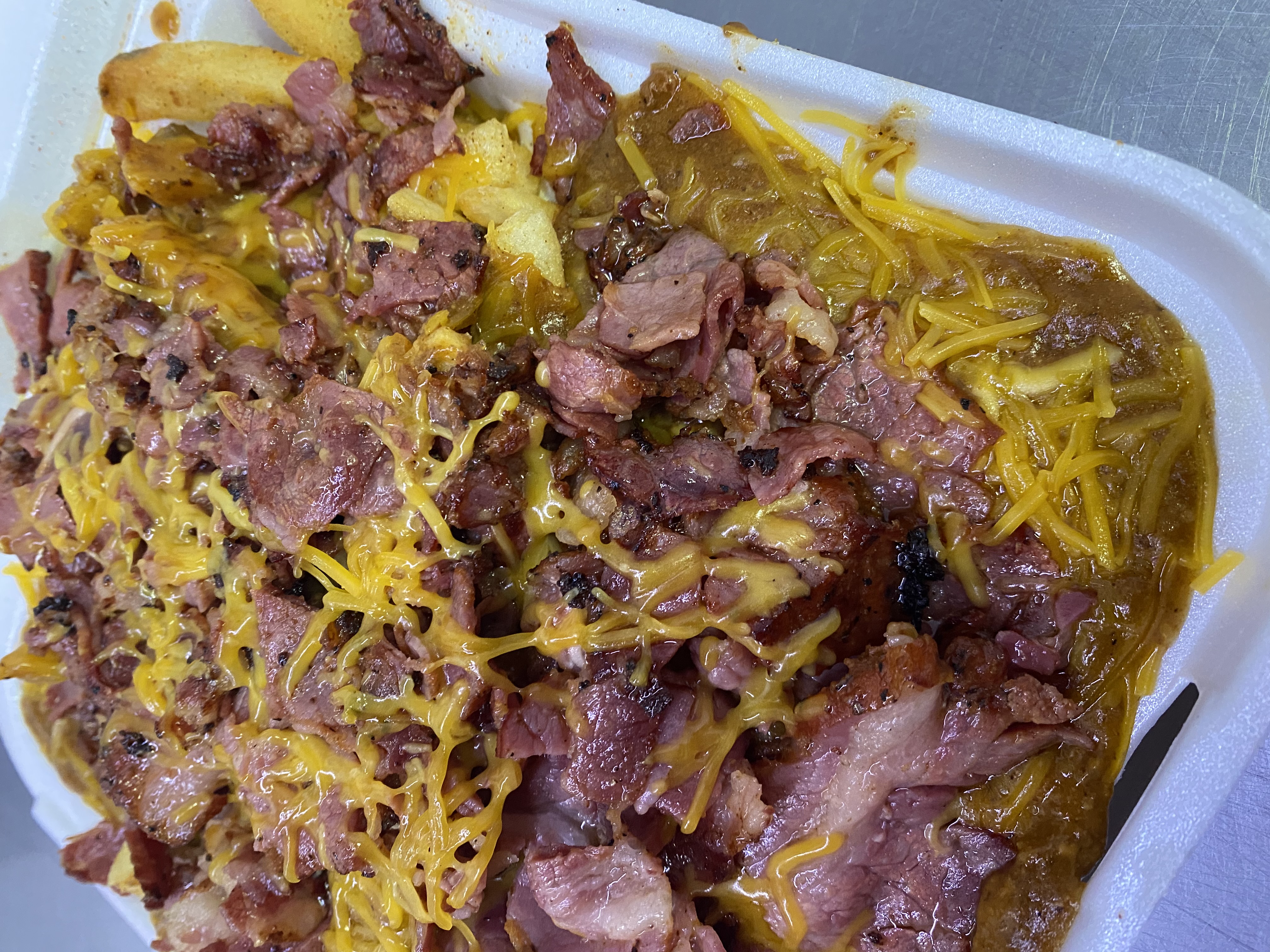 Order Pastrami Chili Cheese Fries food online from Master Burger store, Los Angeles on bringmethat.com