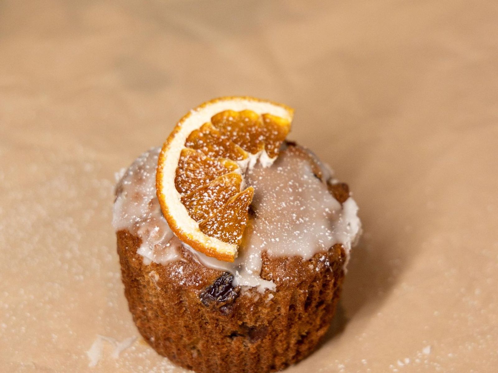 Order Candied Orange Cranberry Muffin food online from Java Nation store, Kensington on bringmethat.com