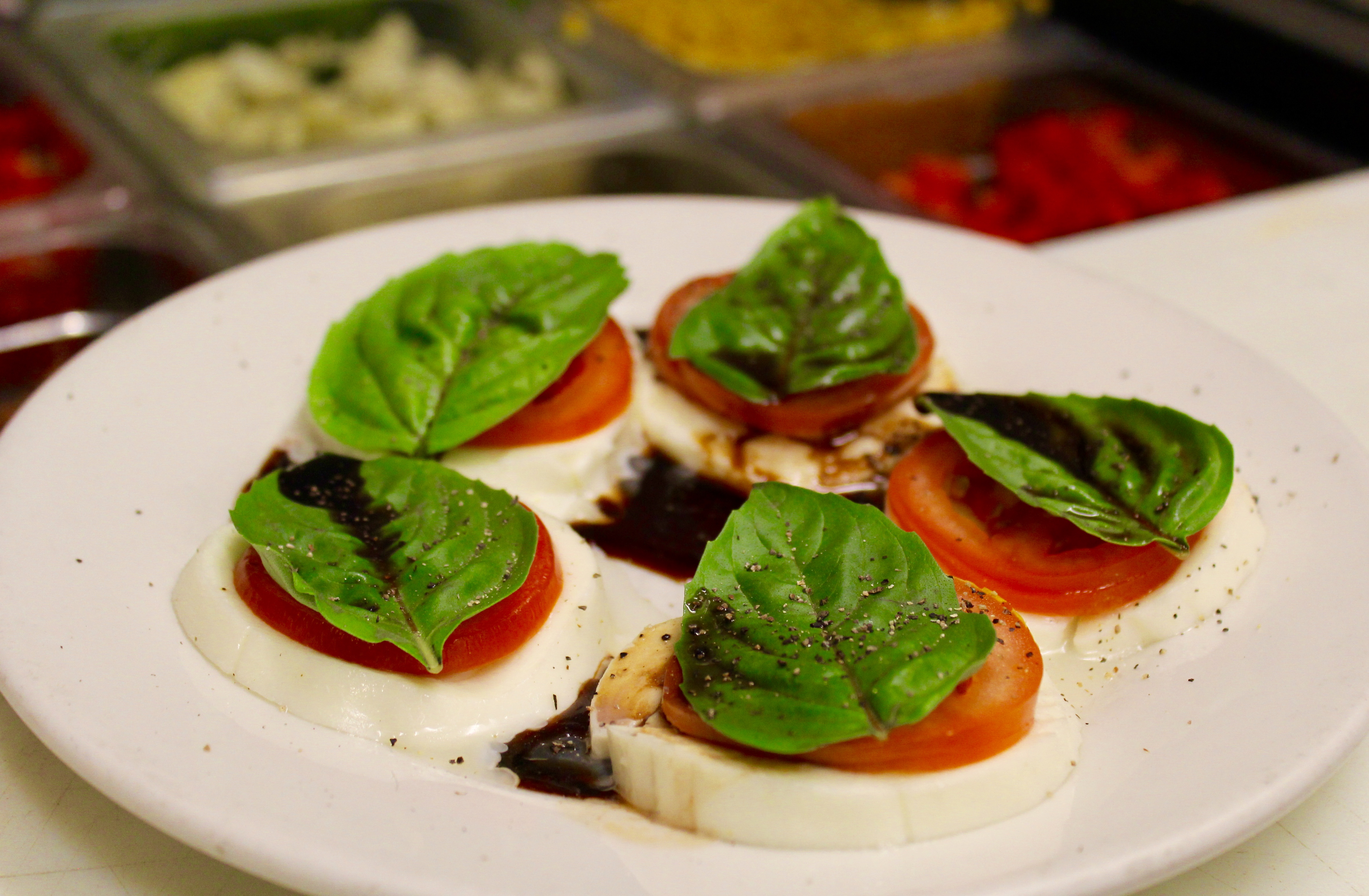 Order Caprese Salad food online from Selma Chicago Pizzeria store, Ladera Ranch on bringmethat.com