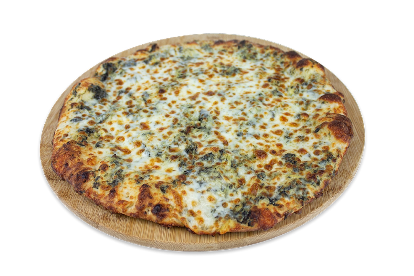 Order Spinach & Artichoke Pizza food online from Infinitos store, Lancaster on bringmethat.com