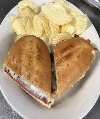 Order Ham, Salami, and Cheese Hoagie food online from Peluso's Italian store, Columbus on bringmethat.com