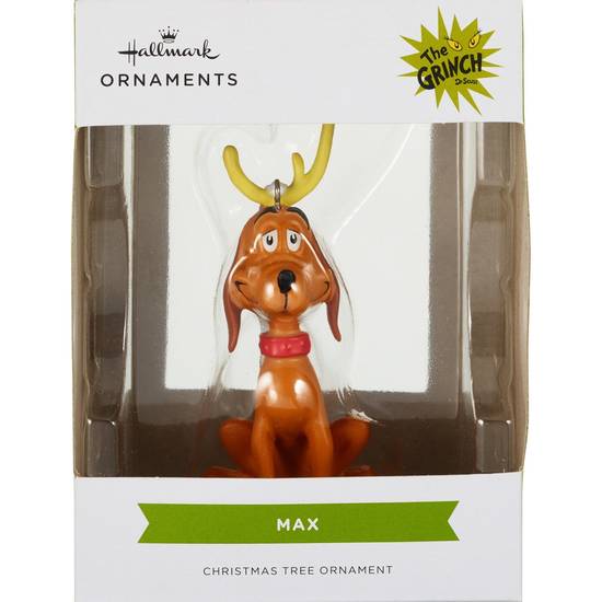 Order Hallmark Dr. Seuss How the Grinch Stole Christmas! Max Christmas Ornament food online from CVS store, Worcester on bringmethat.com