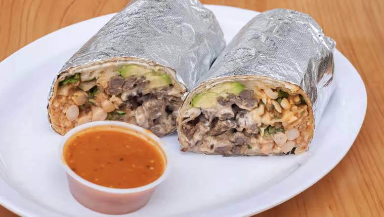 Order Super Burrito food online from Tequila Shots Bar & Grill store, Milpitas on bringmethat.com