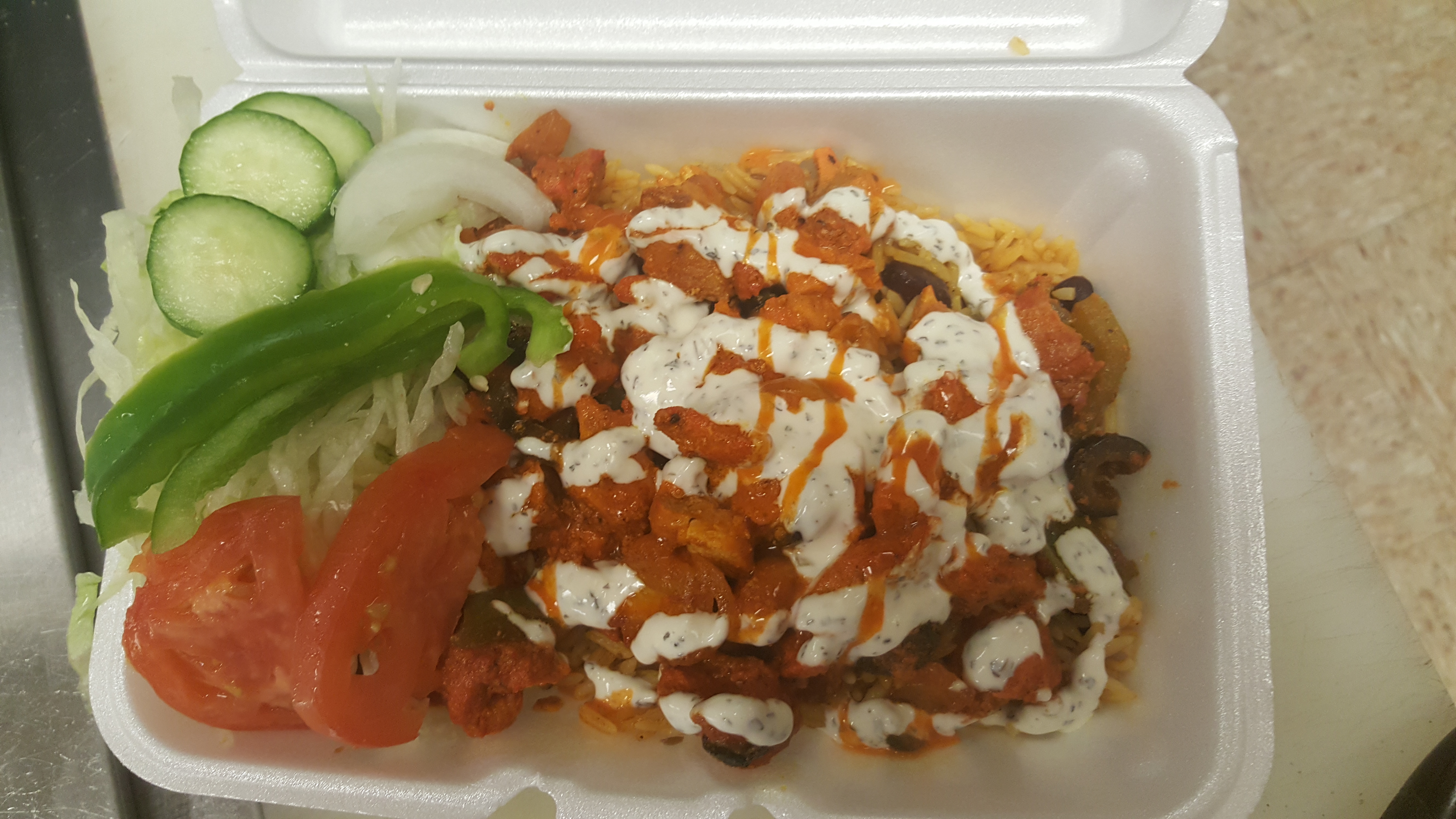 Order Lamb Gyro Platter food online from Crown Fried Chicken store, Vineland on bringmethat.com