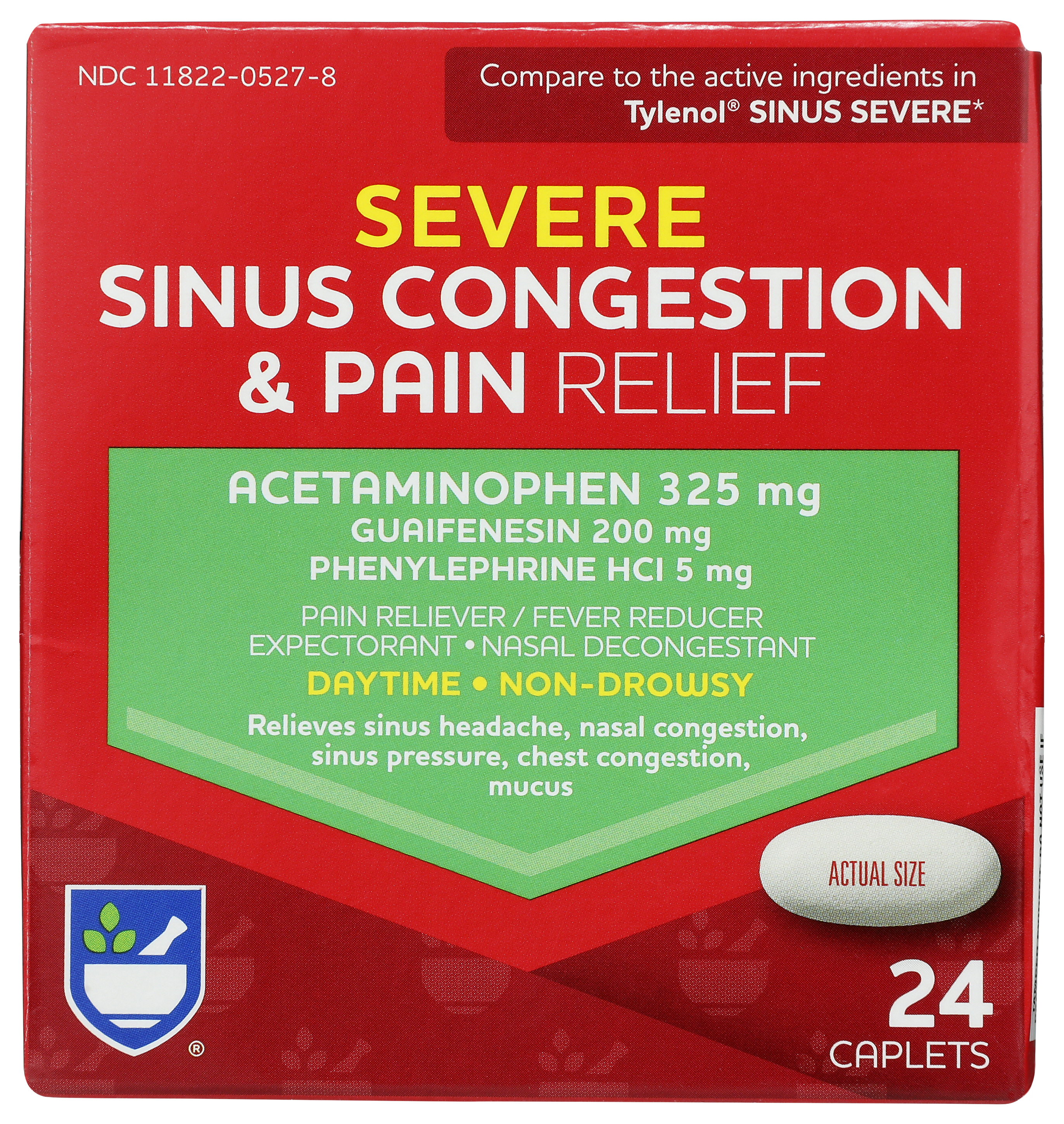 Order Rite Aid Severe Congestion and Pain Relief Caplets - 24 ct food online from Rite Aid store, READING on bringmethat.com