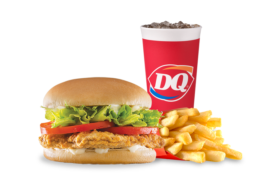 Order Dude® Chicken Fried Steak Sandwich Combo food online from Dairy Queen store, Fort Worth on bringmethat.com