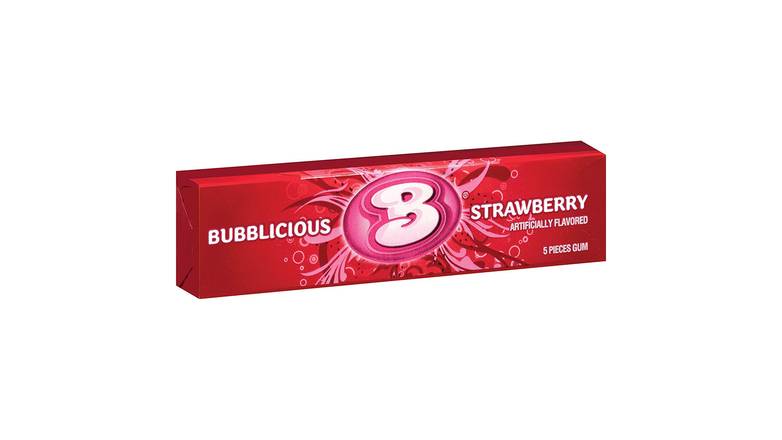 Order Bubblicious Strawberry Bubble Gum- 5 Ct food online from Trumbull Mobil store, Trumbull on bringmethat.com