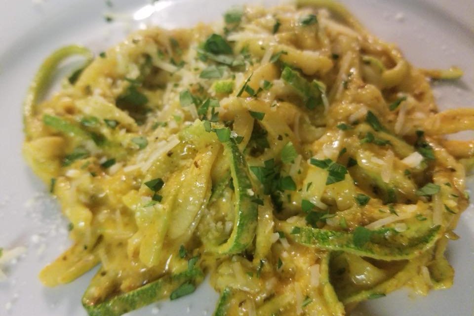 Order Keto Cajun Pasta Zoodles food online from Dolce Vita World Bistro store, Syracuse on bringmethat.com