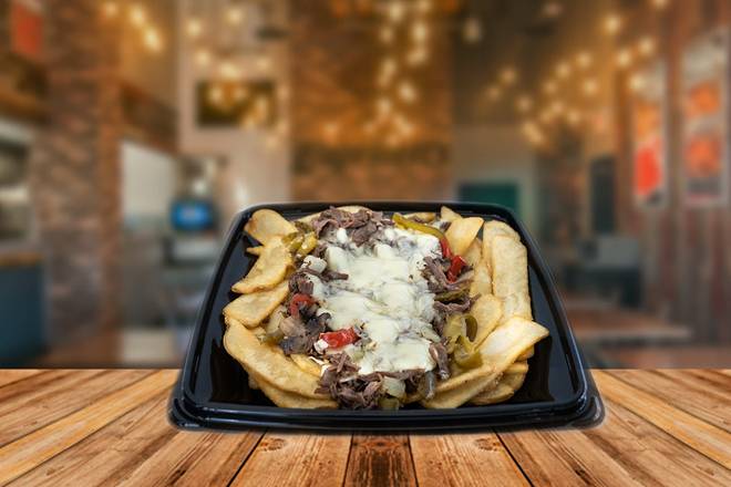 Order Wagyu Fries Regular food online from Capriotti Sandwich Shop store, Glen Mills on bringmethat.com