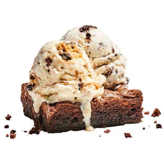 Order Ice Cream on a Brownie food online from Insomnia Cookies store, Normal on bringmethat.com