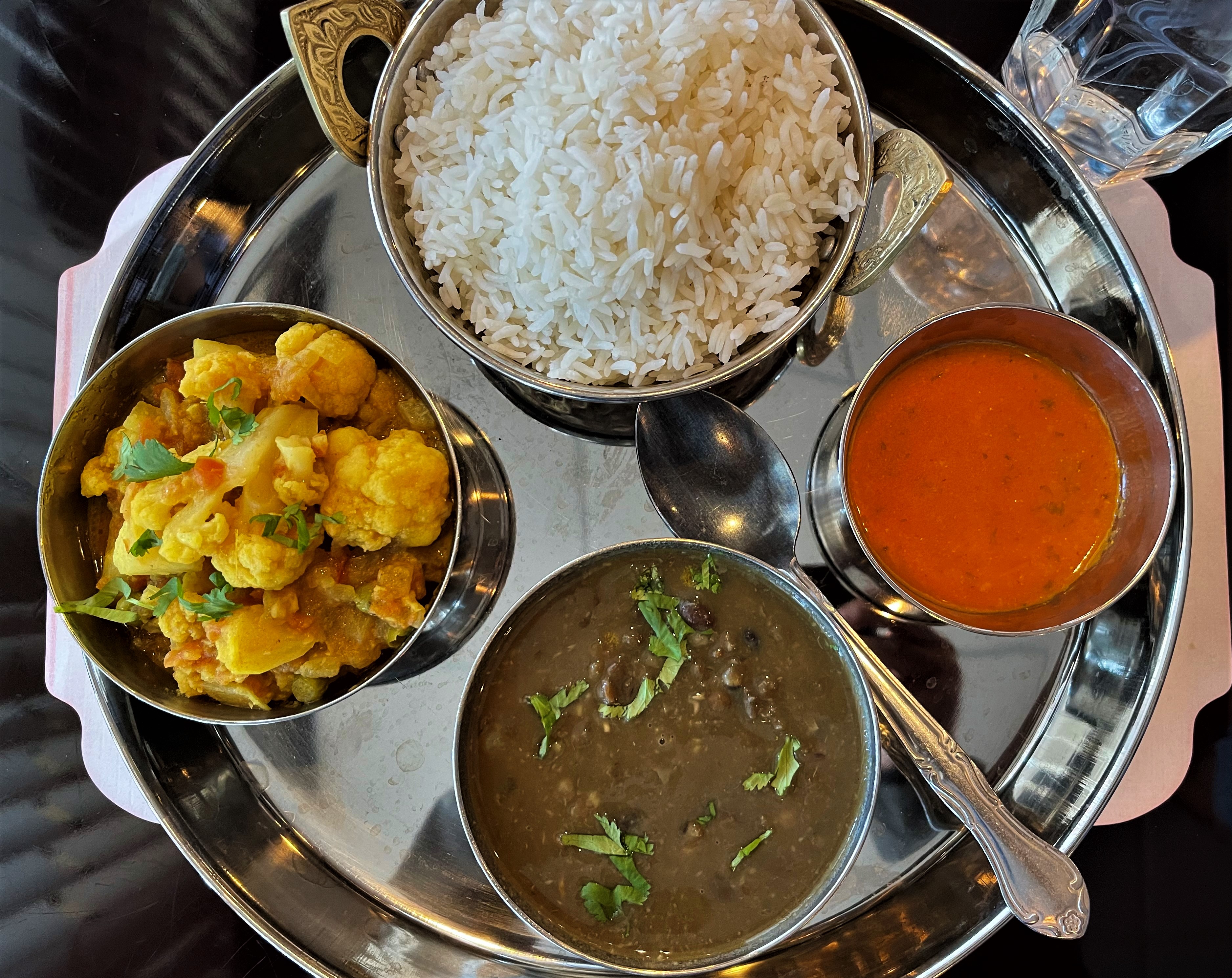 Order Nepali Thali (Vegetarian) food online from Royal Garden store, Glendale on bringmethat.com
