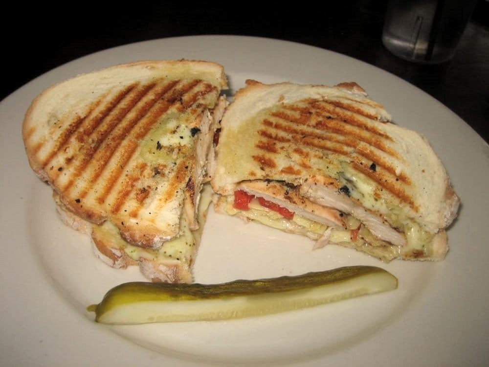 Order Grilled Tuscan Panini food online from Salerno Pizzeria & R.Bar store, Western Springs on bringmethat.com