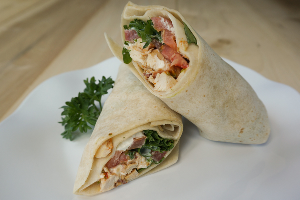 Order Grilled Chicken Wrap food online from Wings & Tings store, Marietta on bringmethat.com