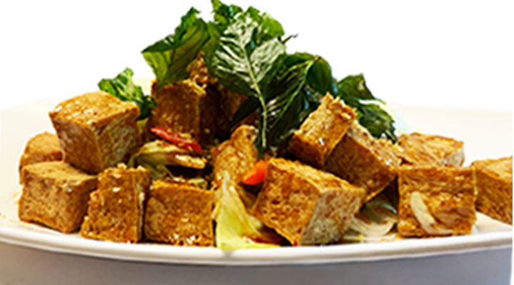 Order Crispy Garlic Tofu Stir Fried food online from Sukho Thai store, Bellevue on bringmethat.com