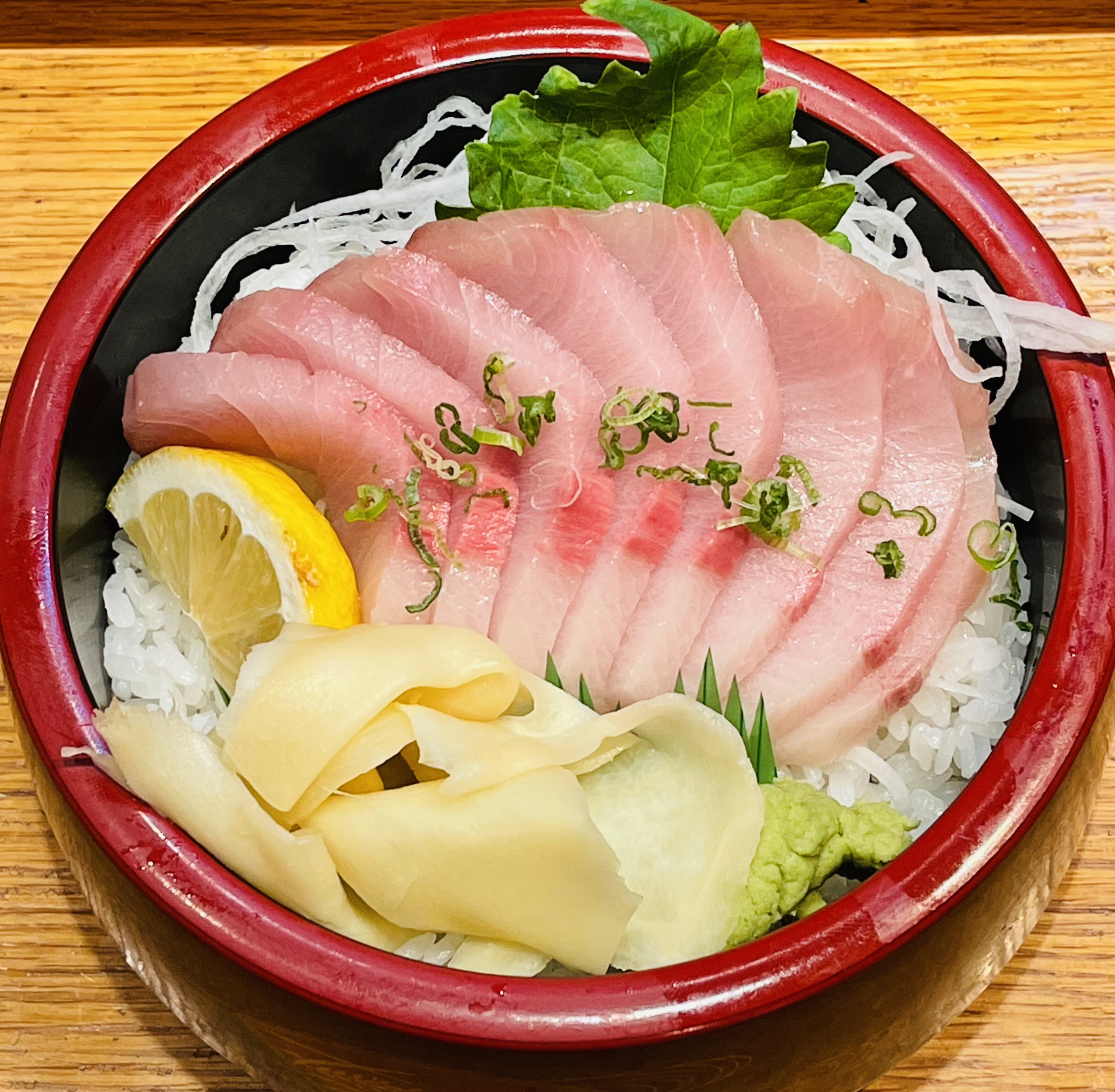 Order 12. Yellowtail Don food online from Mikaku store, New York on bringmethat.com
