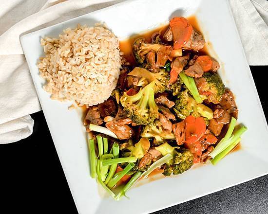 Order Szechuan Bowl food online from Mei Mei's Kitchen store, Sunset Valley on bringmethat.com