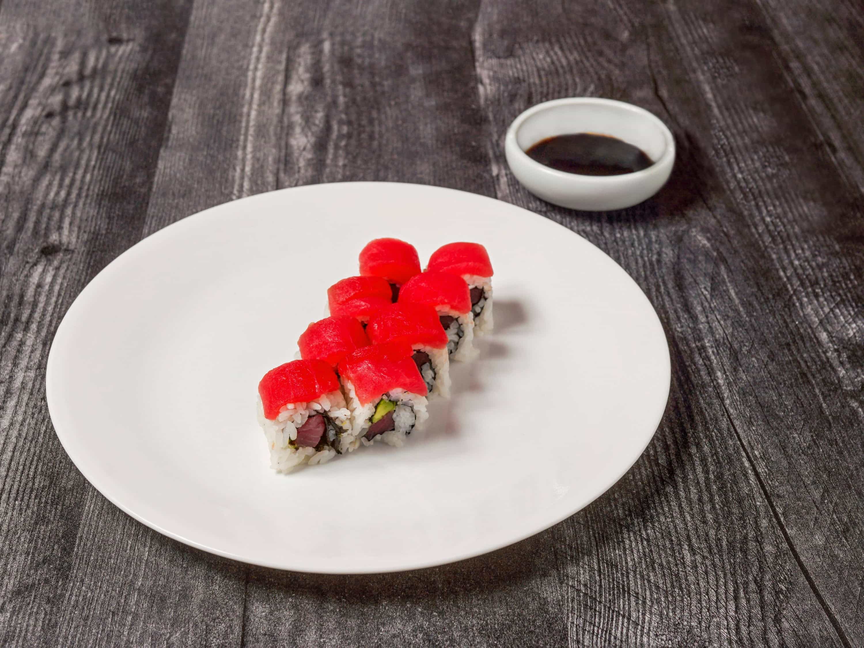 Order Cherry Blossom Roll food online from Sushi Express store, Park Ridge on bringmethat.com