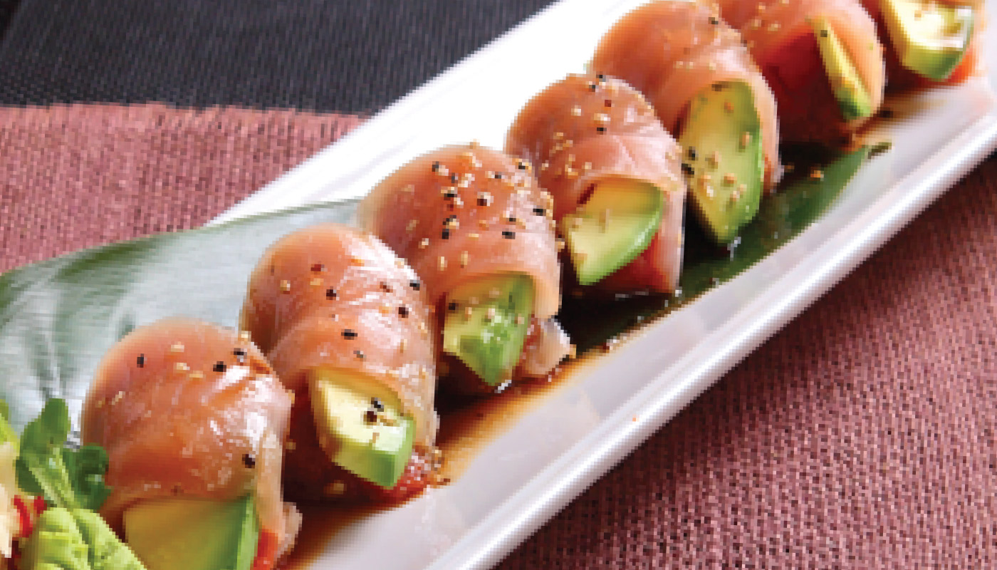 Order E4. Jessica Albacore food online from Ami Sushi store, Westwood on bringmethat.com