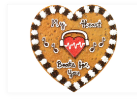 Order My Heart Beats - HV2026 food online from Cookie Co store, Longview on bringmethat.com