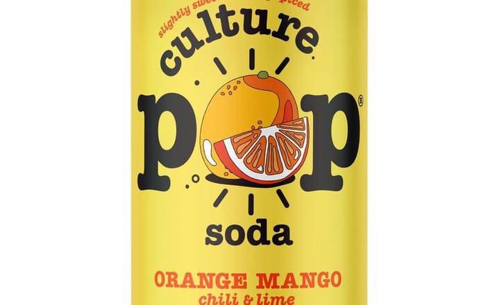 Order Culture Pop Orange Mango food online from Elegy Coffee store, Nashville on bringmethat.com