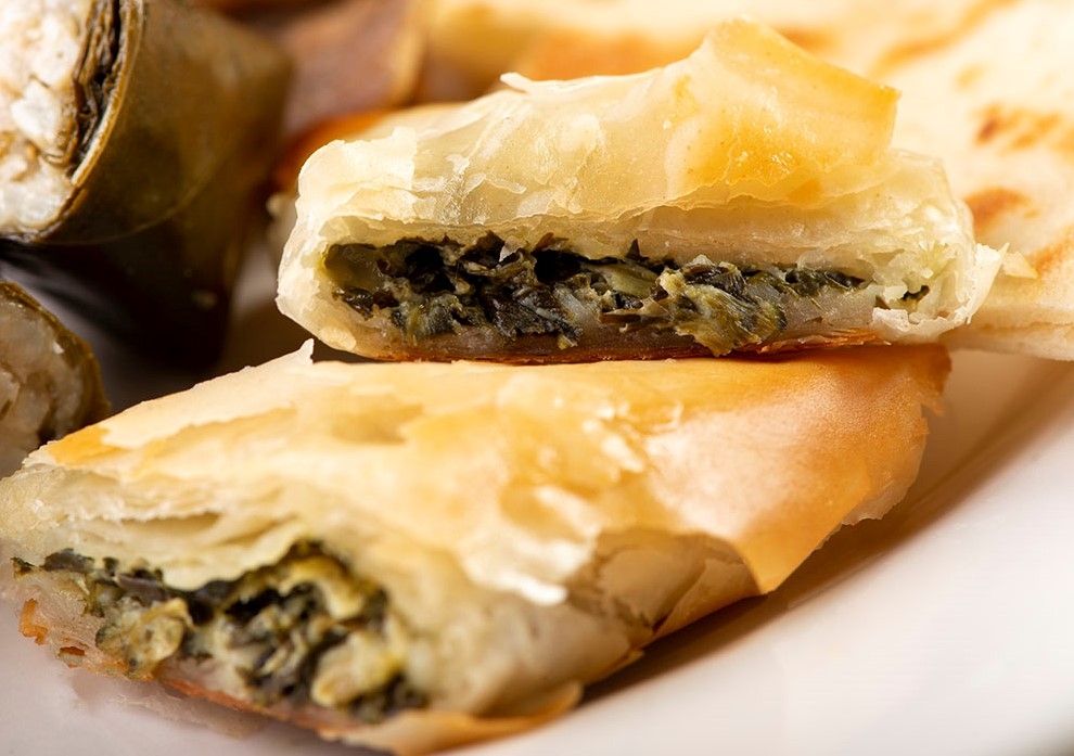 Order Spanakopitas food online from Papa Gyros store, Canton on bringmethat.com