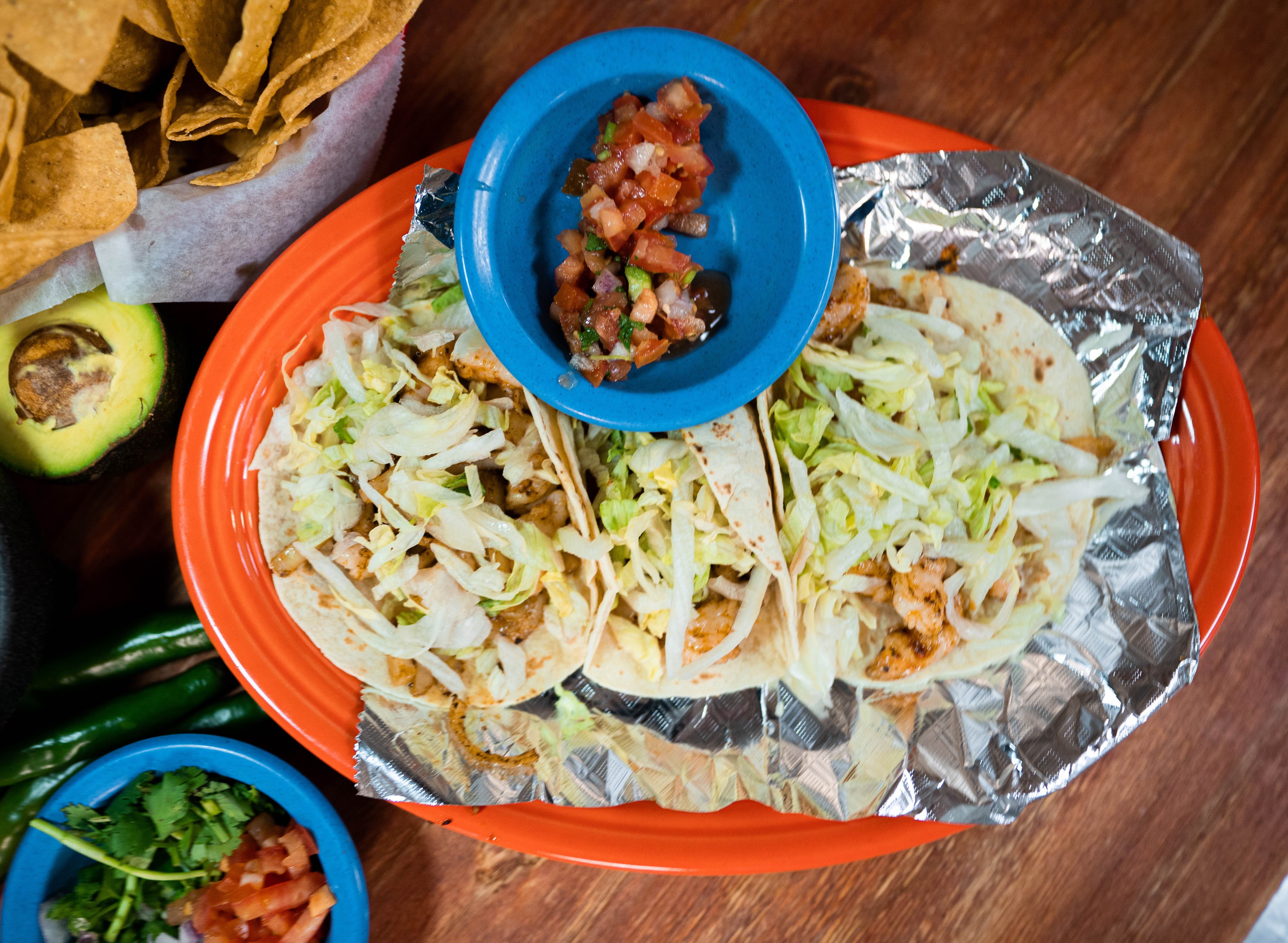 Order 70. Fajita Tacos food online from El Jimador Authentic Mexican Restaurant store, Rocky Mount on bringmethat.com