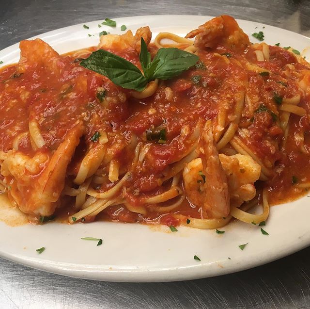 Order Shrimp Fra Diavolo food online from Calabria Pizza store, Oradell on bringmethat.com