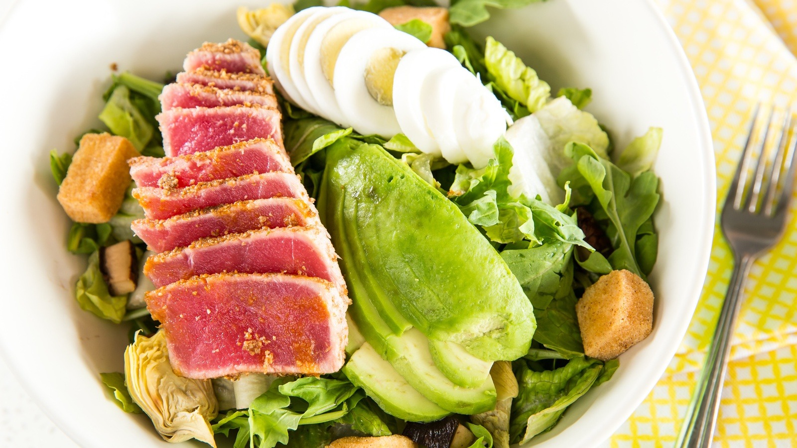 Order Ahi Protein Salad food online from Greens and Proteins store, Las Vegas on bringmethat.com