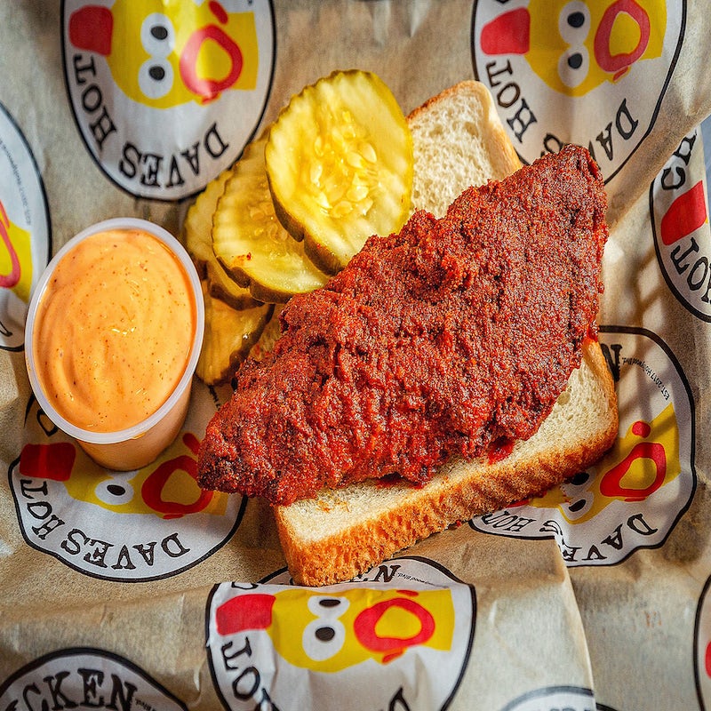 Order Single Tender food online from Dave's Hot Chicken store, Dallas on bringmethat.com