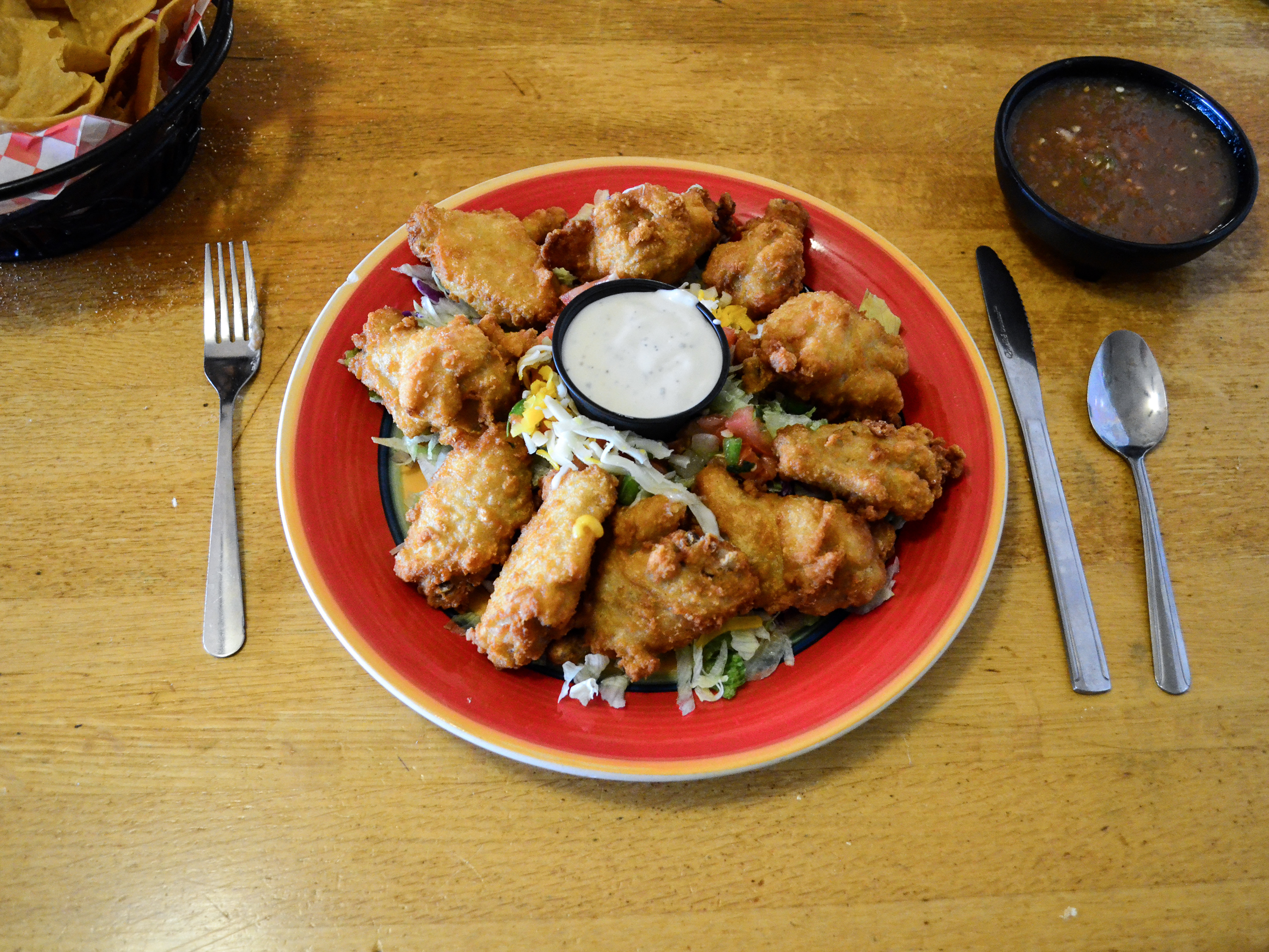 Order Chicken Wings food online from Xochimilco Mexican Restaurant Grill : California store, Sacramento on bringmethat.com