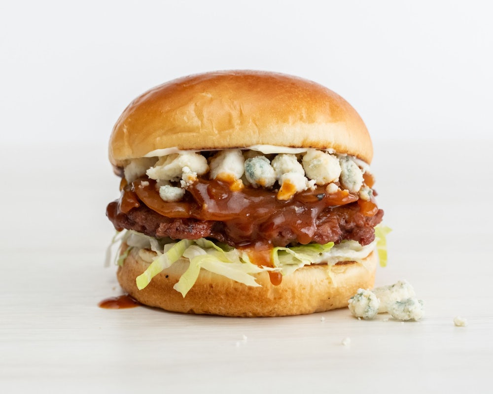 Order Steakhouse Burger food online from Veggie Bomb store, Los Angeles on bringmethat.com