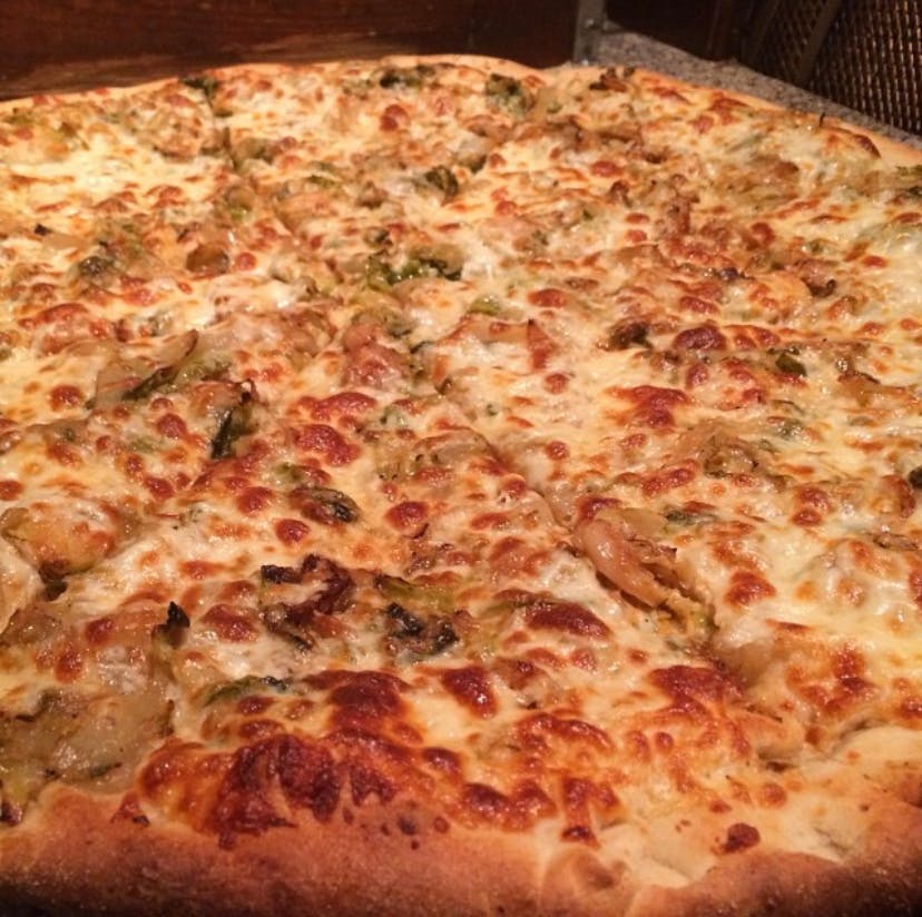 Order The Mighty Brussel Pizza - Small 14" food online from Rustica store, Philadelphia on bringmethat.com