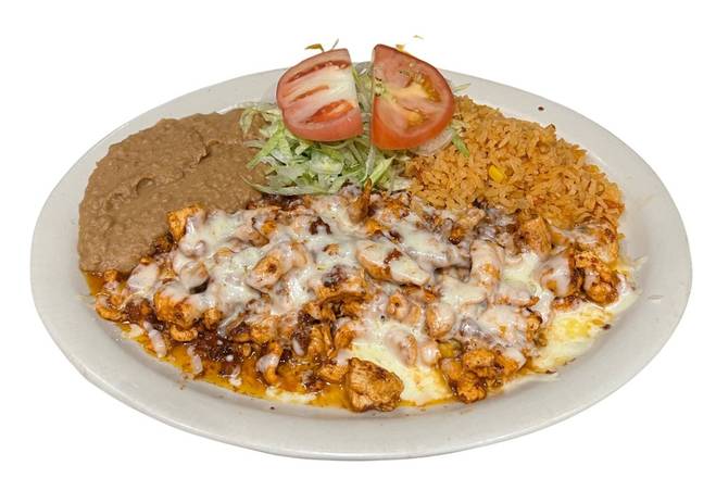 Order Chori Pollo food online from El Bracero Bar & Grill store, San Antonio on bringmethat.com