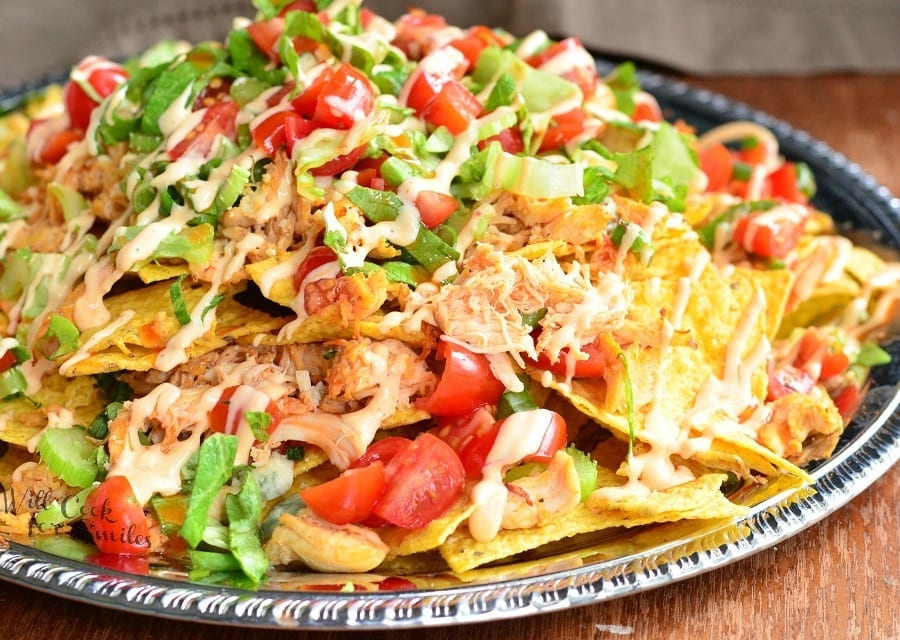 Order Chicken Nachos food online from Mrs. P and Me store, Mount Prospect on bringmethat.com