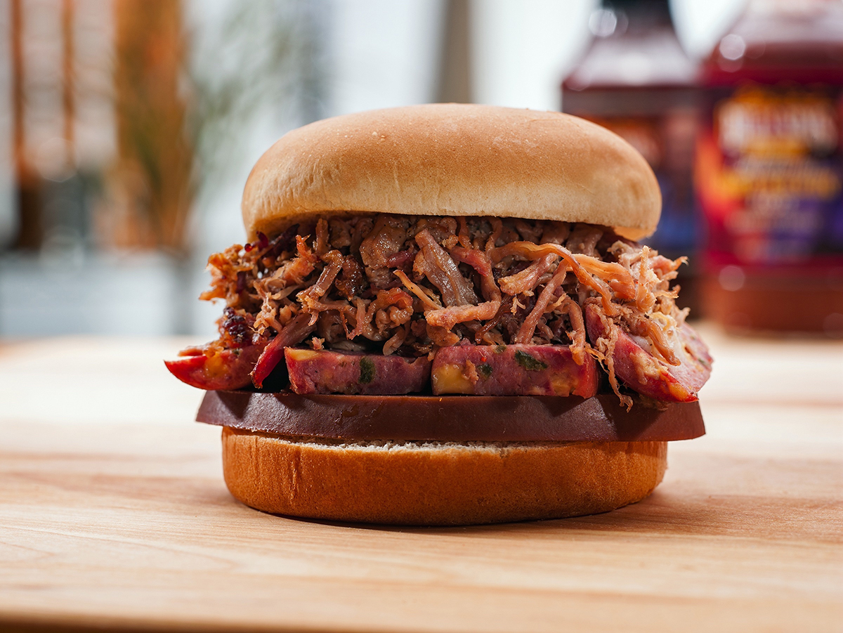 Order The Heisman Sandwich food online from Billy Sims BBQ store, Claremore on bringmethat.com