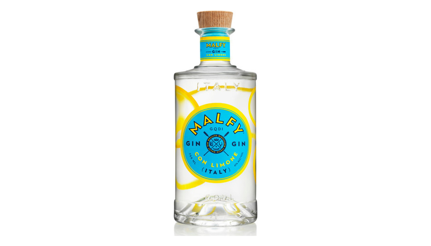 Order Malfy G.Q.D.I. Con Limone Gin 750mL food online from Spikes Bottle Shop store, Chico on bringmethat.com