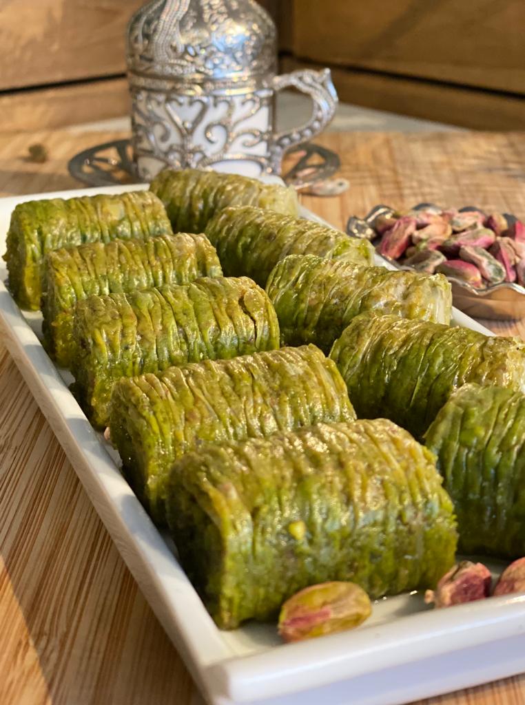 Order Pistachio Roll food online from Nuka Cafe store, Los Angeles on bringmethat.com